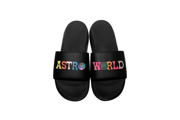 Slides Et Tee-Shirt ASTROWORLD Sont Dans Le Nouveau Drop 7 De Travis Scott