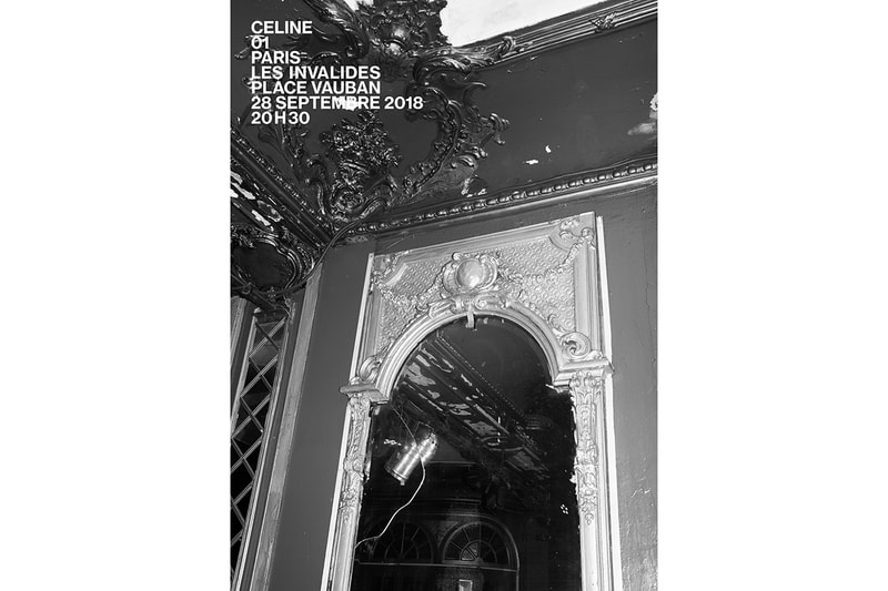Invitation Céline Printemps/Été 2018