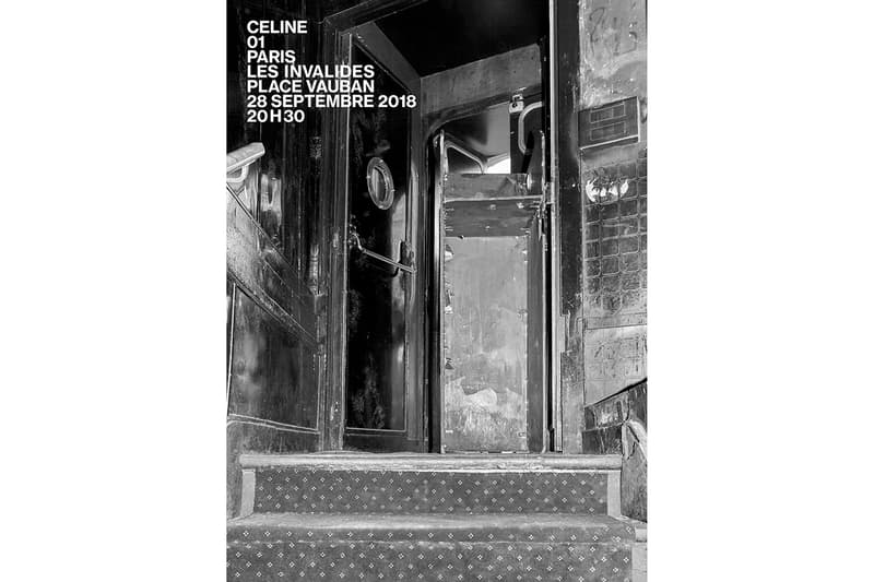 Invitation Céline Printemps/Été 2018