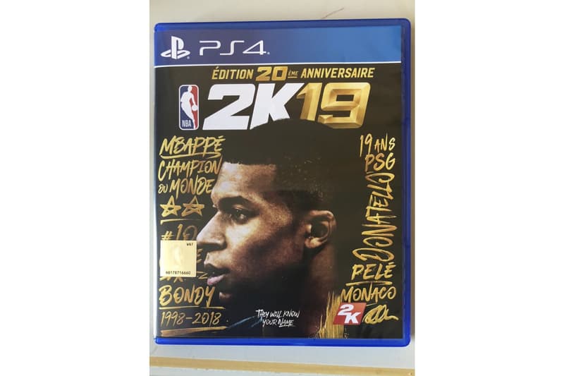 Une Jaquette Personnalise De Nba 2k19 A L Effigie De Kylian Mbappe Hypebeast