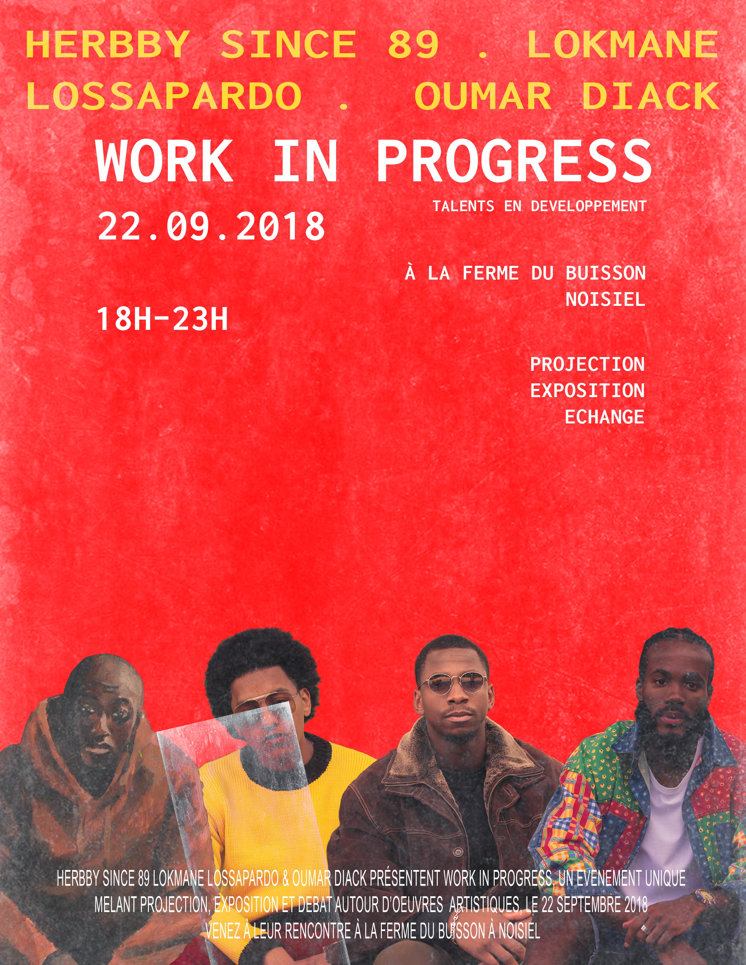 Affiche De L'Évènement "Work In Progress"