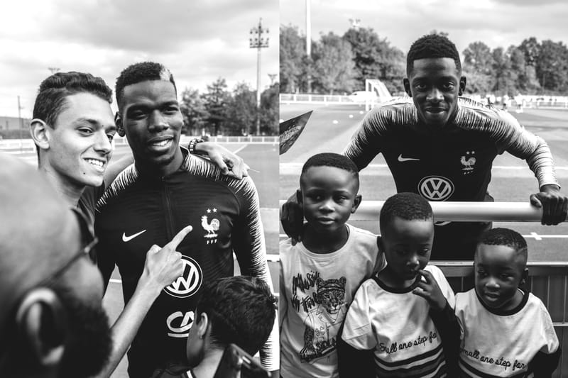 En Images - Communion Entre Les Champions Du Monde Et Leurs Fans À Clairefontaine