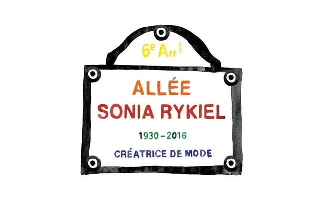 Plaque En Mémoire De Sonia Rykiel