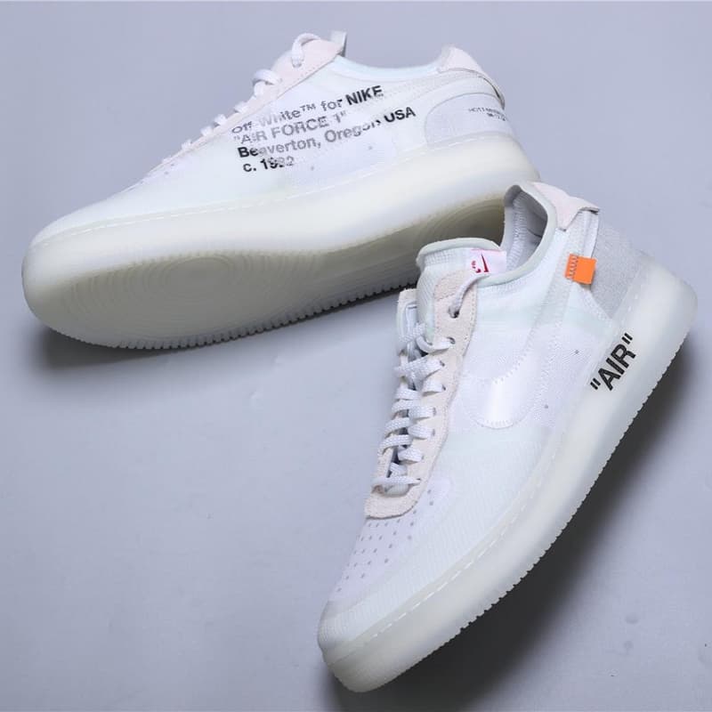 Un Aperçu Détaillé Des Nouvelles Off White X Nike Air Force