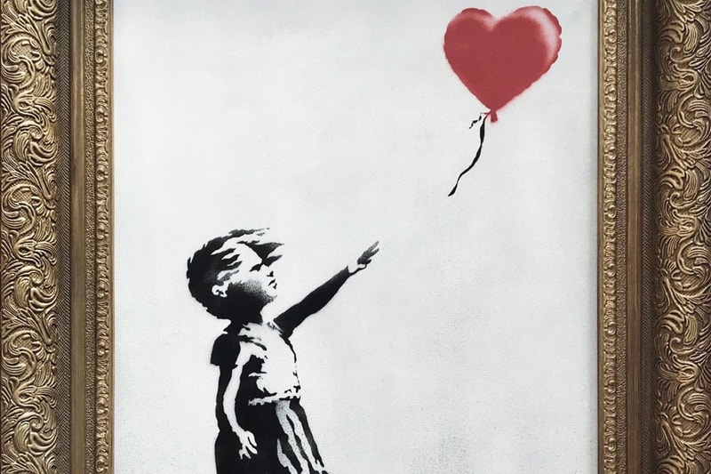 Une toile de Banksy s'auto-détruit en pleine enchère