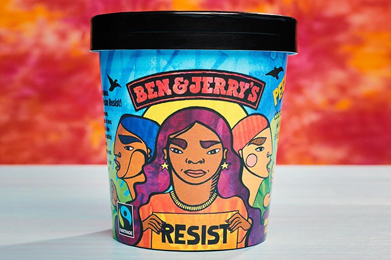 Ben & Jerry's Sort Un Parfum De Glace Anti-Trump
