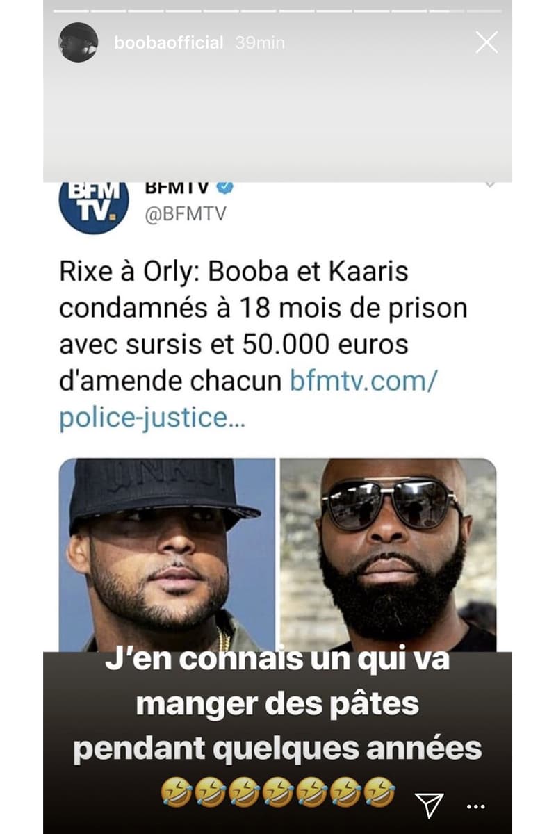 Booba Kaaris Verdict Reaction Humour