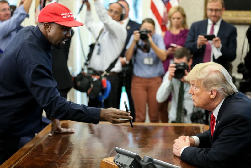 Photo Kanye West Donald Trump