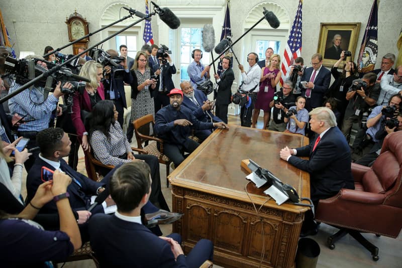 Photo Kanye West Donald Trump