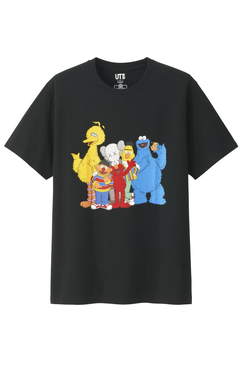 KAWS Uniqlo Sesame Street Collection Images Date de sortie