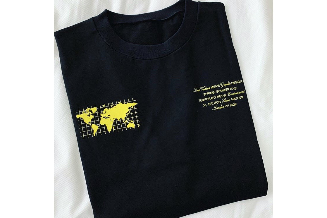 Ce T-Shirt Louis Vuitton Par Virgil Abloh Est Distribué