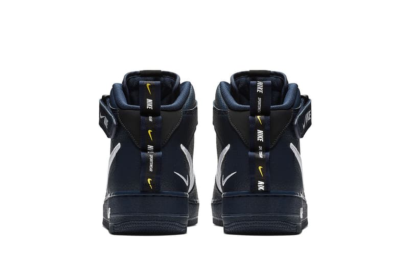 Nike Air Force 1 High Multi-Swoosh Navy