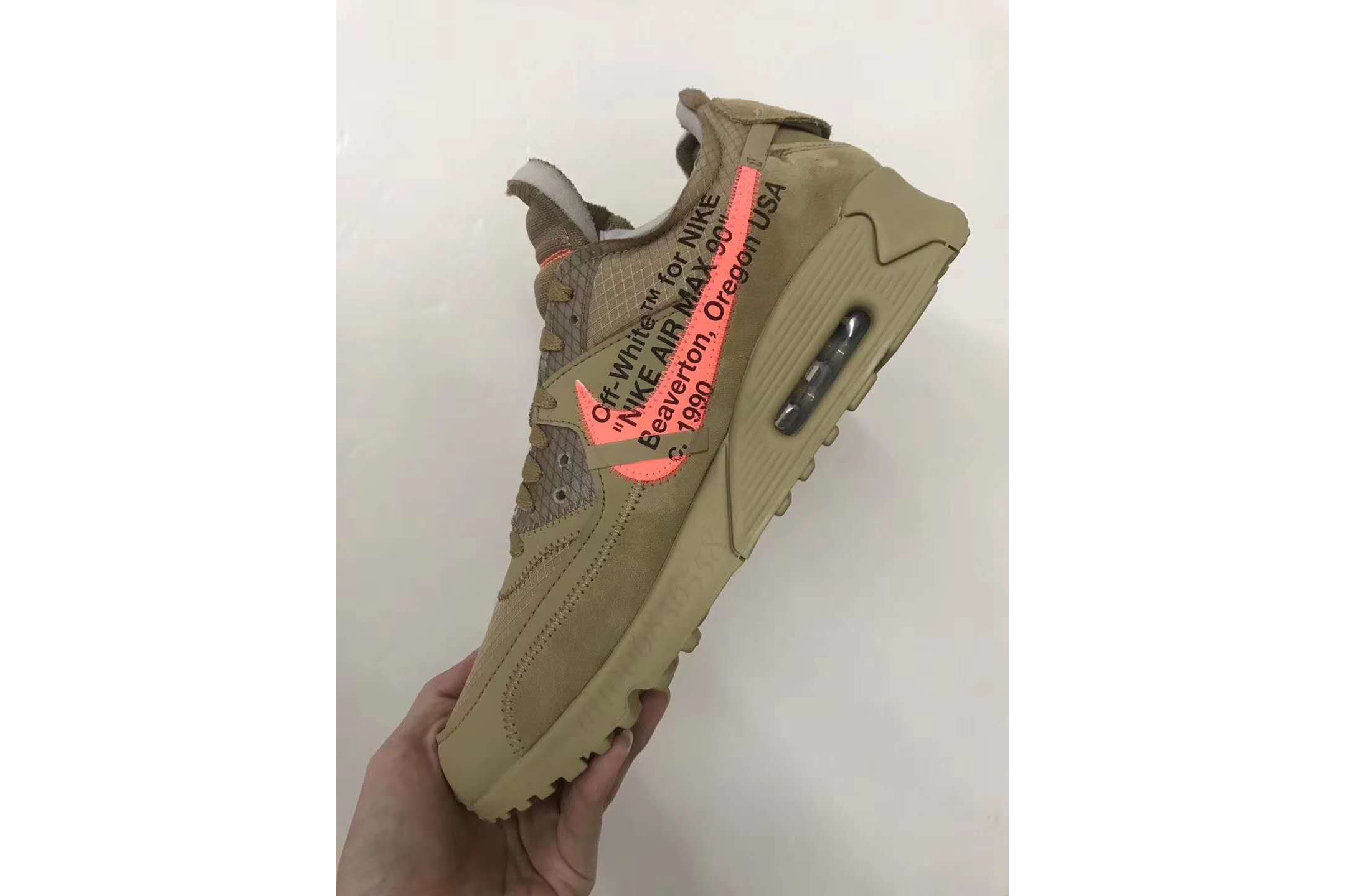 Off-White™ x Nike Air max 90 Desert Ore Images