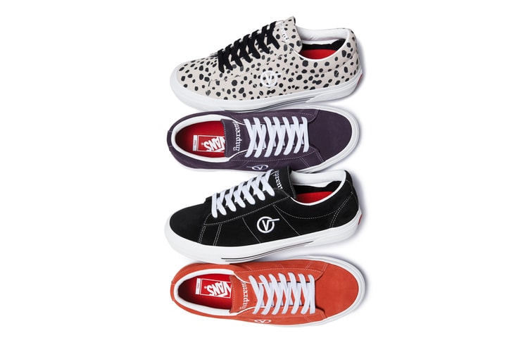 Supreme S'Associe À Vans Autour De Quatre Nouvelles Sneakers