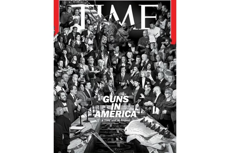 L'Artiste Français JR A Réalisé La Une Du TIME Magazine Contre Le Port D'Armes Aux États-Unis