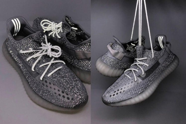 Gros Plan Sur La YEEZY BOOST 350 V2 "Static Reflective"