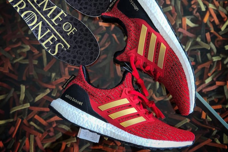 Un Premier Aperçu Détaillé De La adidas UltraBOOST x Game Of Thrones "House Lannister"