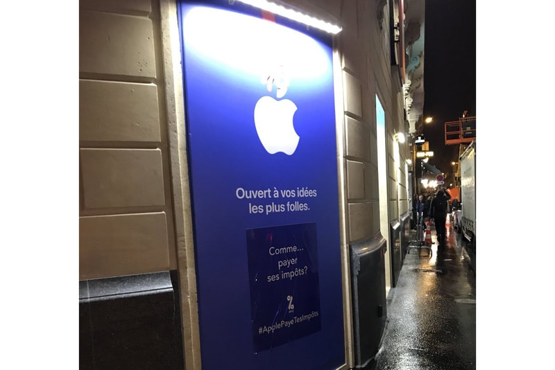 Apple Store Champs Élysées Attac publicités détournées