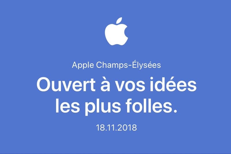 apple store, champs elysées