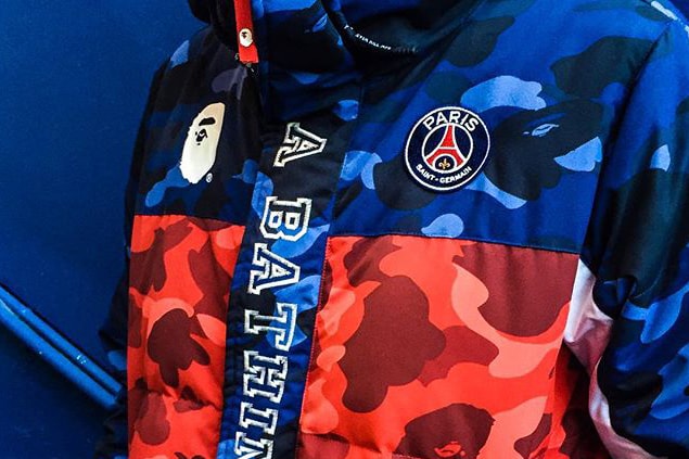 Première Image Exclusive De La Collaboration PSG x BAPE