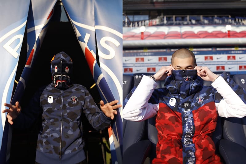 Voici Toutes Les Photos De La Collab BAPE x PSG