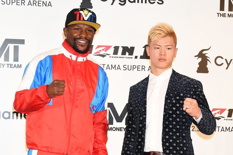Photo Floyd Mayweather Tenshin Nasukawa