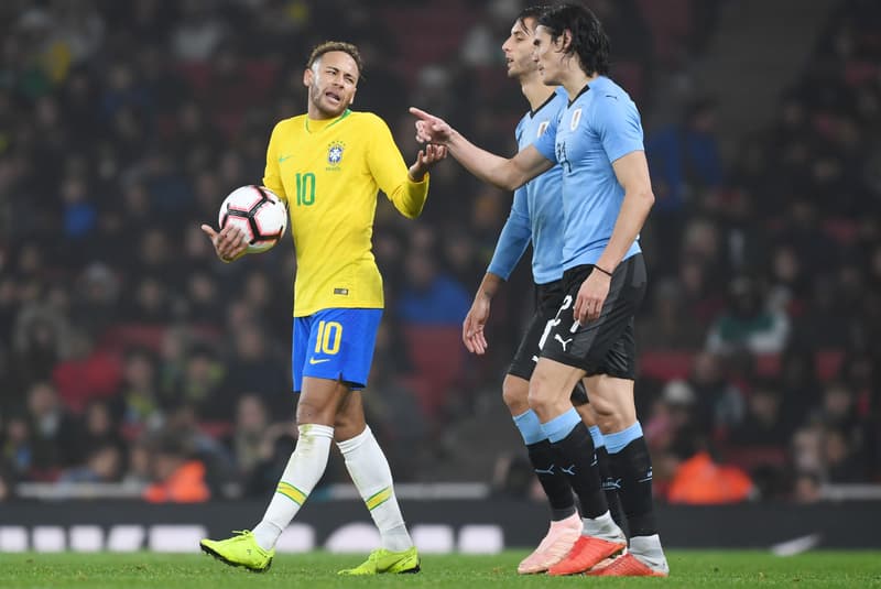 Neymar, Cavani, Bresil, Uruguay