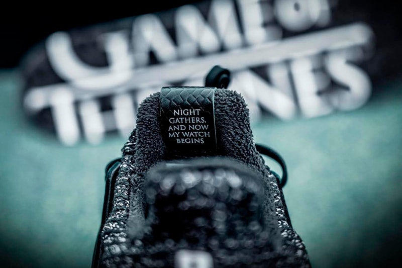 adidas Game of Thrones Ultra Boost Night's Watch photos