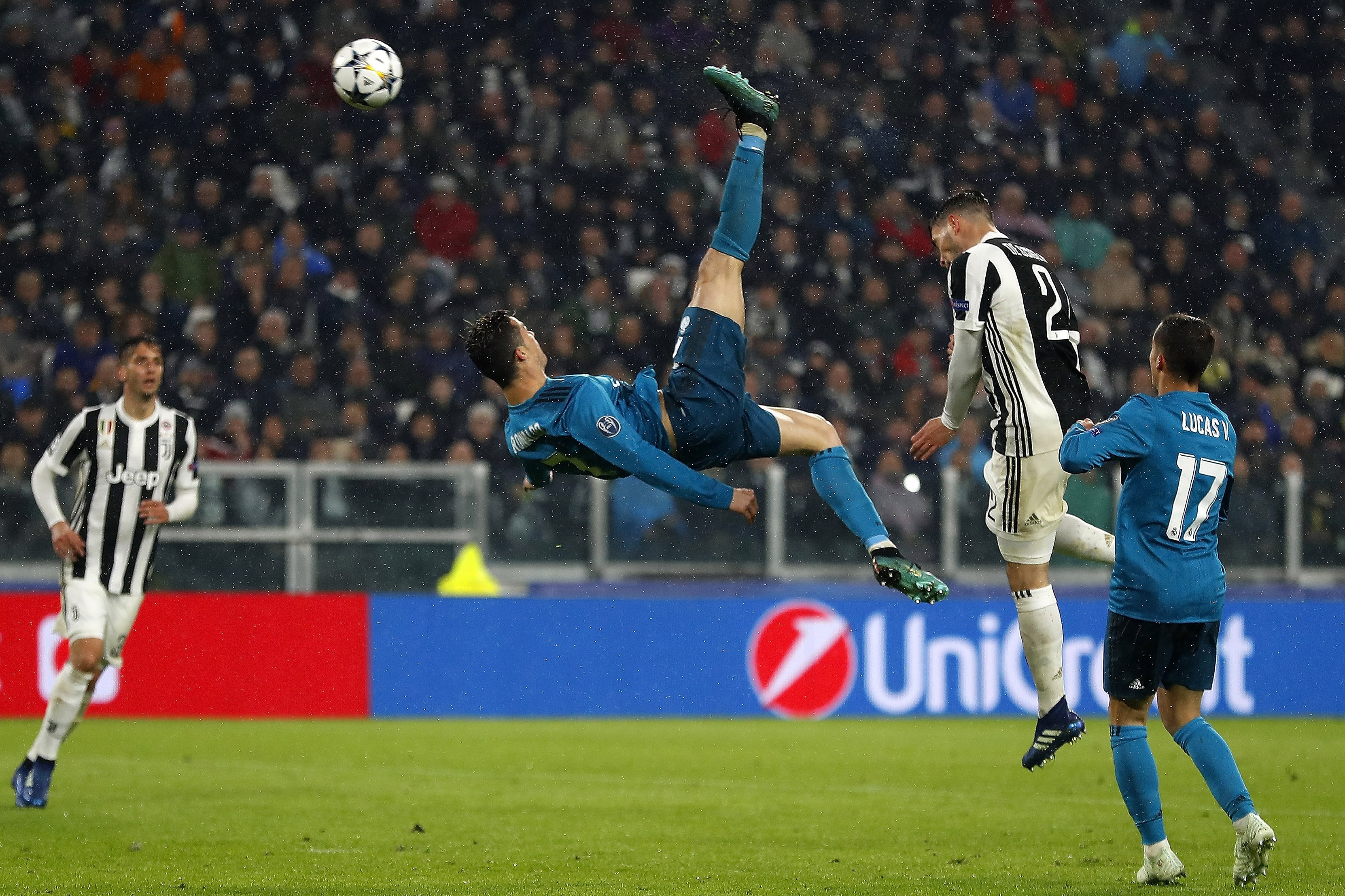 Cristiano Ronaldo But Retourné Acrobatique Tableau Swarovski
