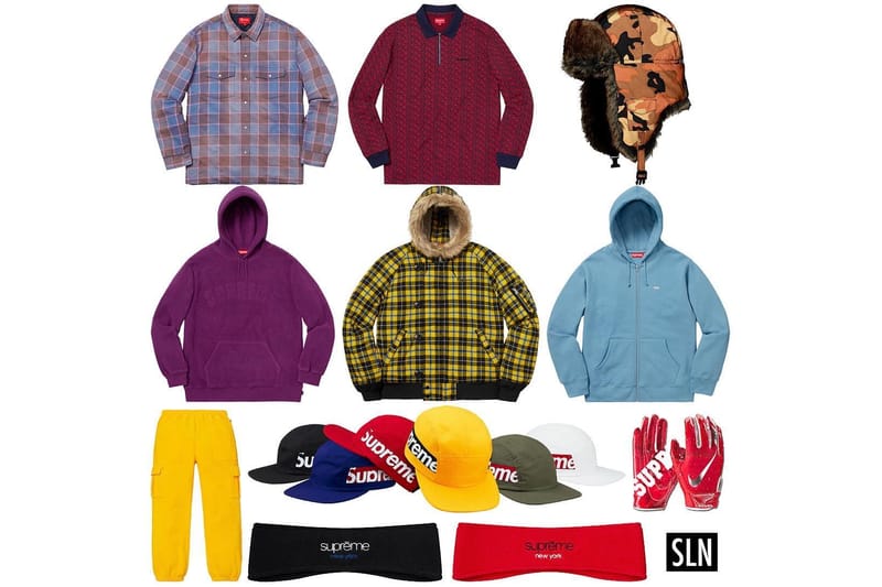 Gants De Football Nike, Ensemble Polaire... Voici Le Drop Supreme De La Semaine
