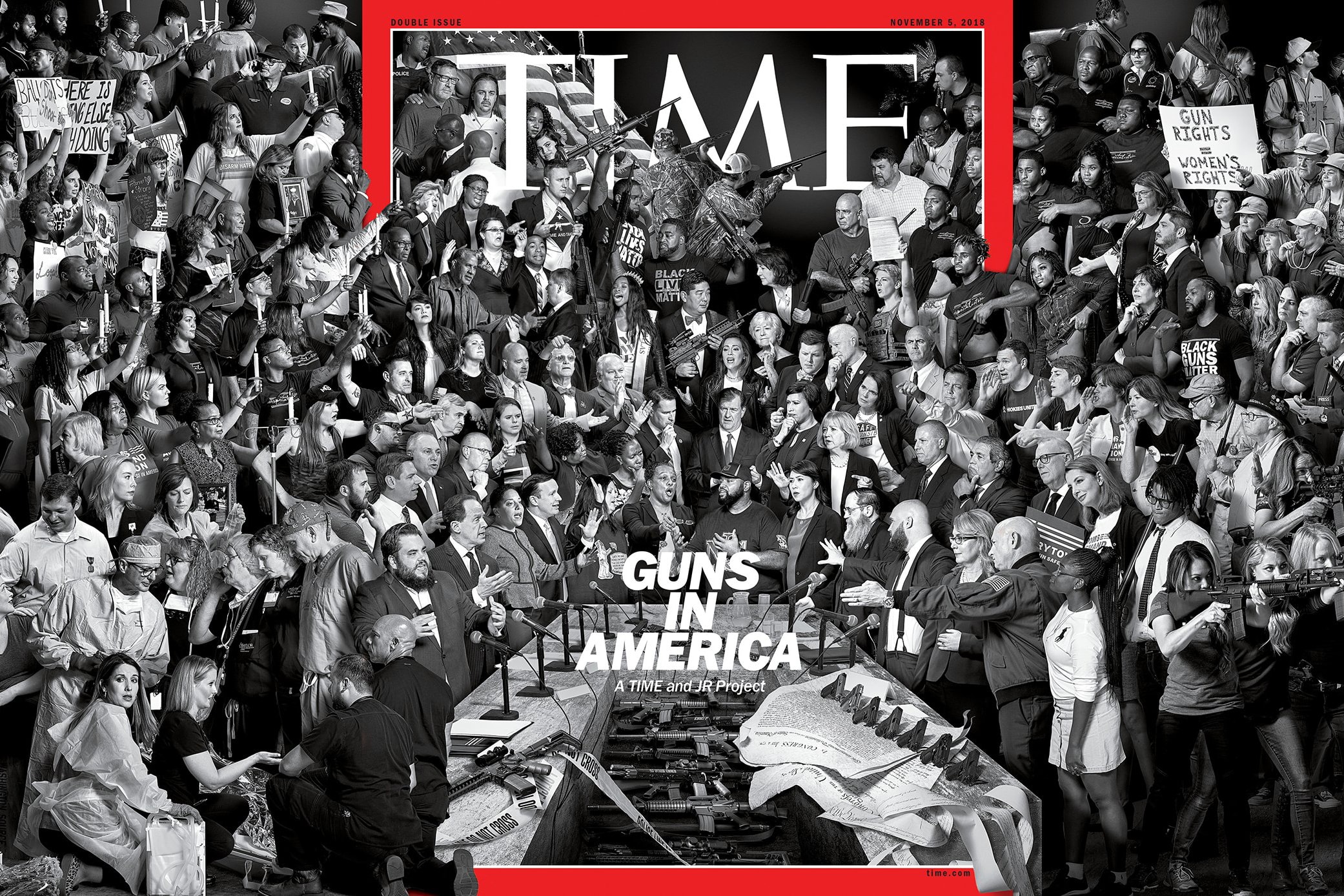 TIME Magazine JR Guns In America Application