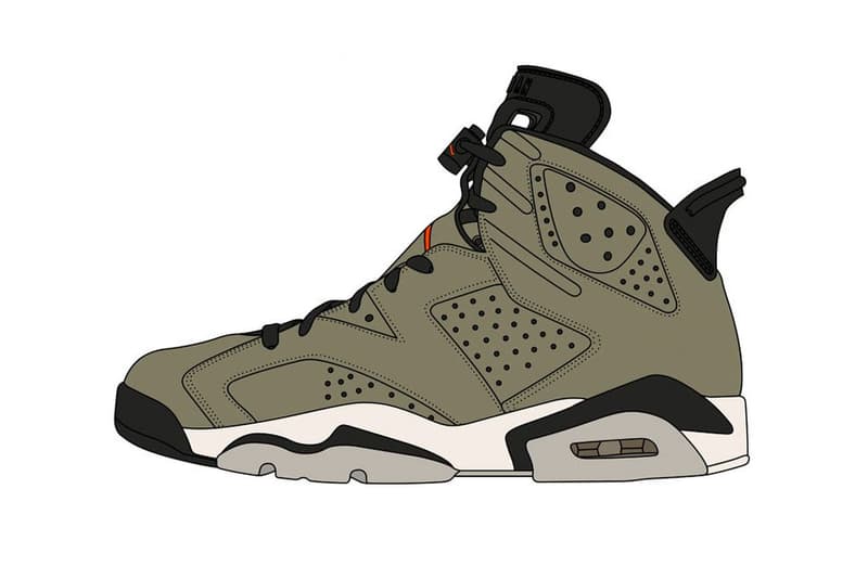 Photo Air Jordan 6 Travis Scott