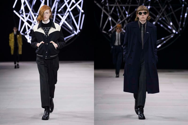 Hedi Slimane Revient À Ses Classiques Pour Le Premier Défilé Homme De L'Histoire De CELINE