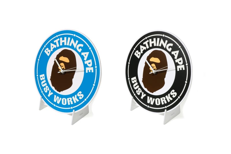 Frisbees, Tapis, Horloges... BAPE Présente Sa Collection "Busy Works Store"