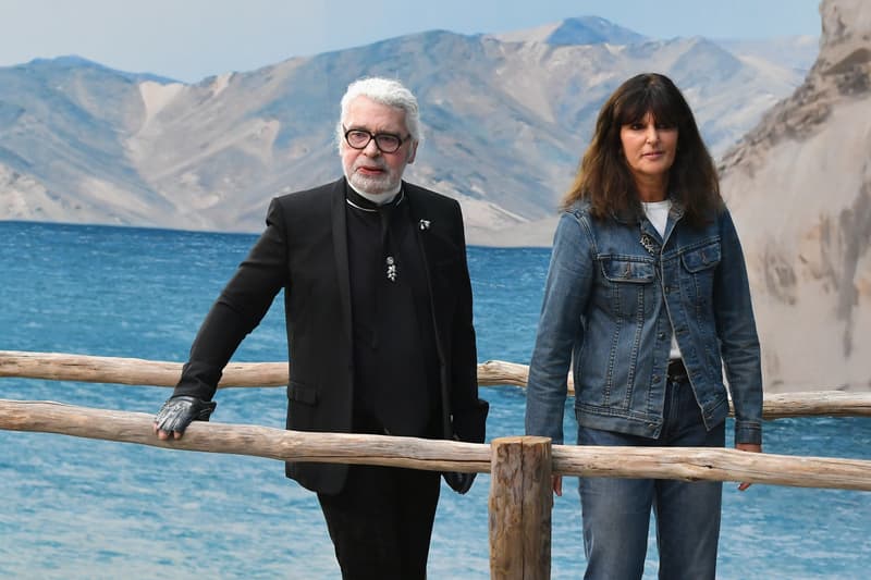 Photo De Virginie Viard Et Karl Lagerfeld