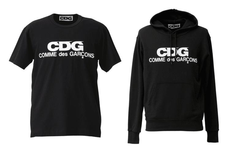 COMME des GARÇONS Droppe Des Pièces Brandées CDG