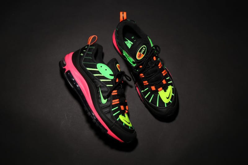 air max 98 rose fluo