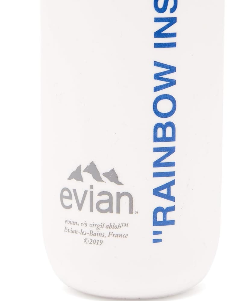 Photo Des Bouteilles Virgil Abloh x Evian