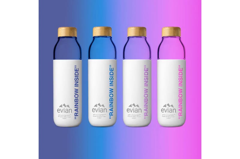 Voici Un Aperçu Détaillé De La Première Bouteille Virgil Abloh x Evian