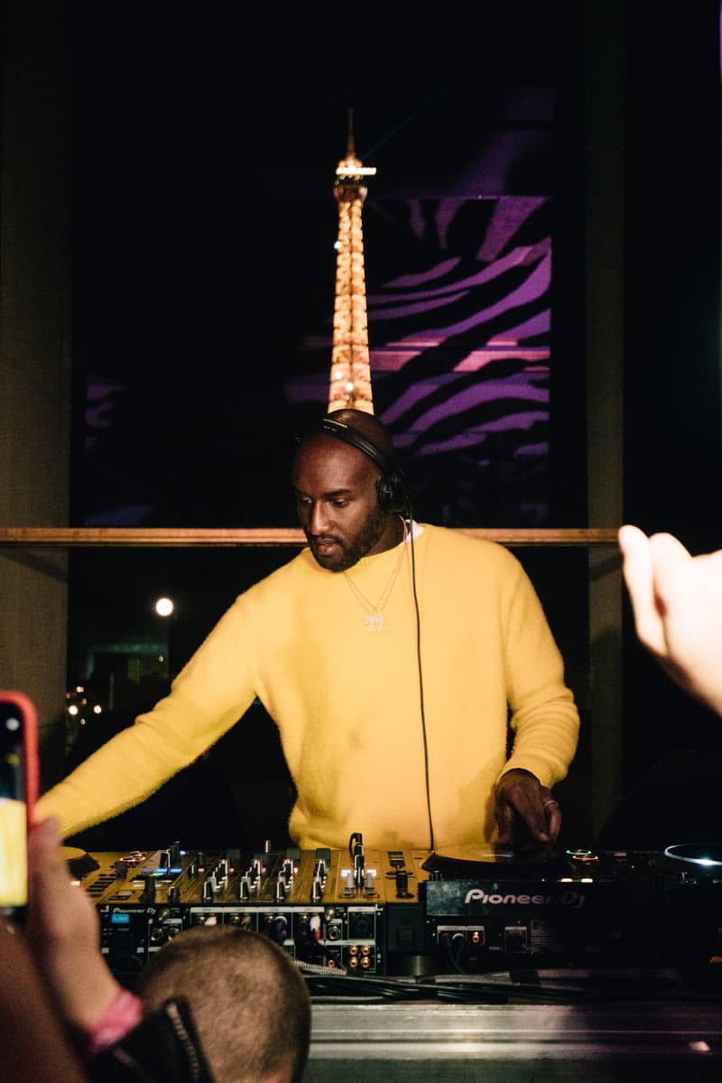 Photo Virgil Abloh x Evian Évènement