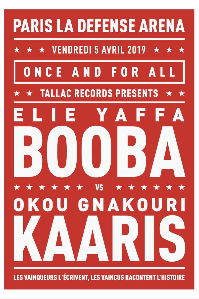 Booba Kaaris Combat Affiche Art