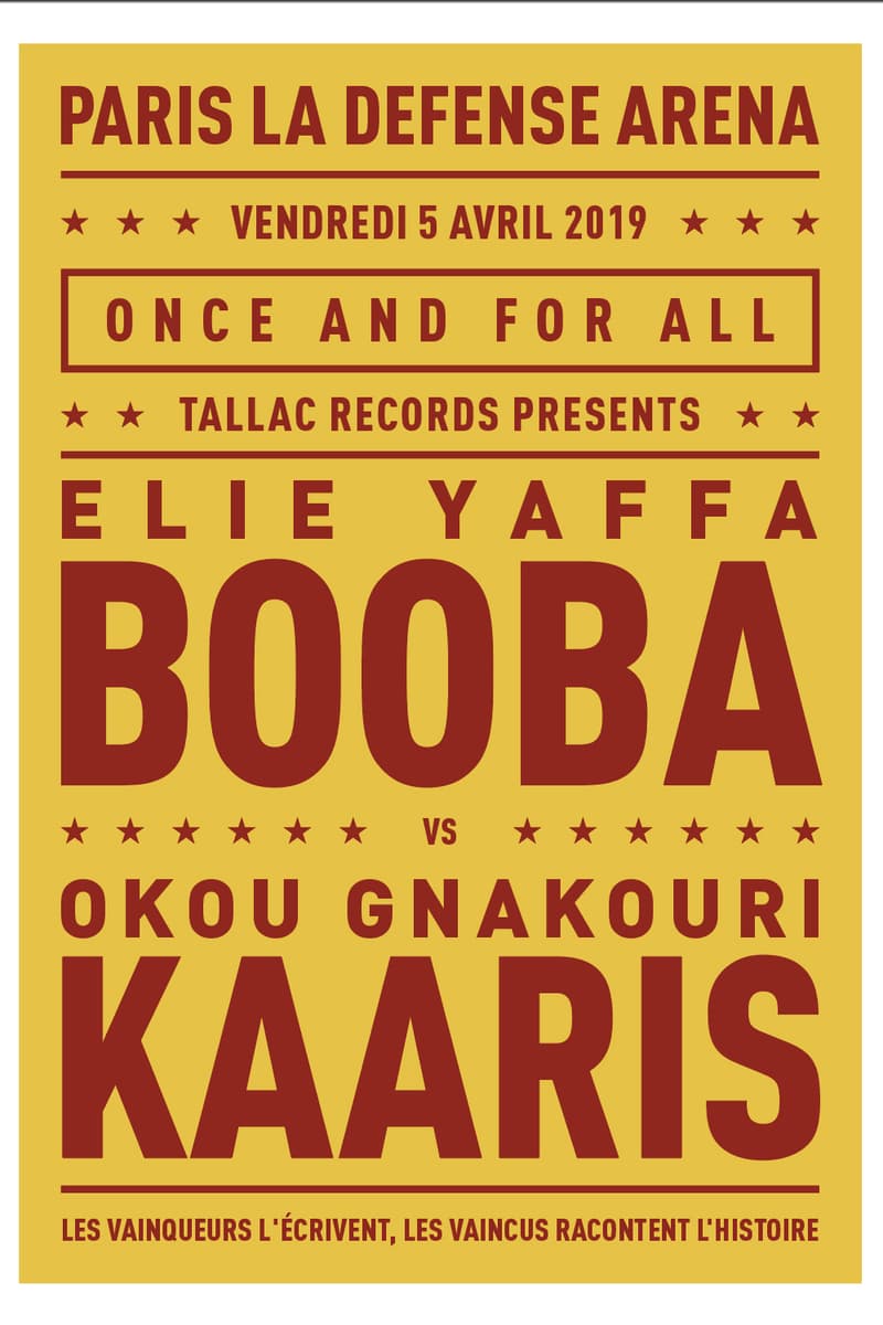 Booba Kaaris Combat Affiche Art