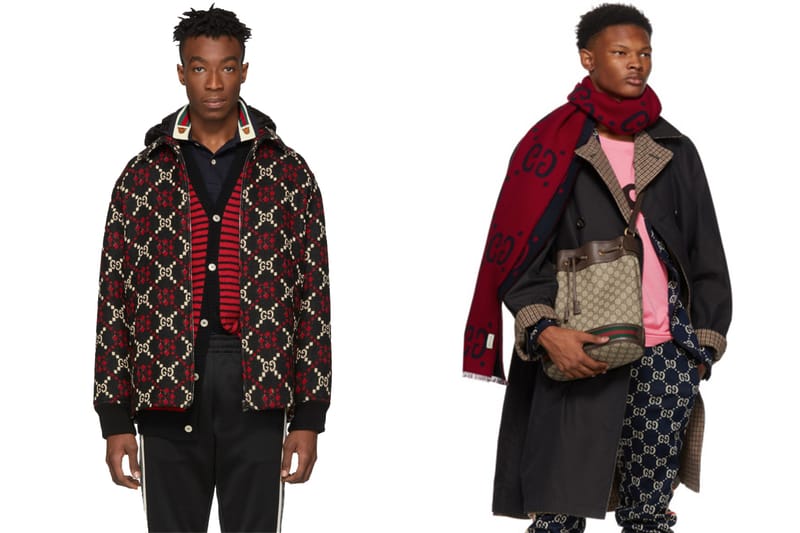 5 Pièces Full Logo Gucci À Shopper