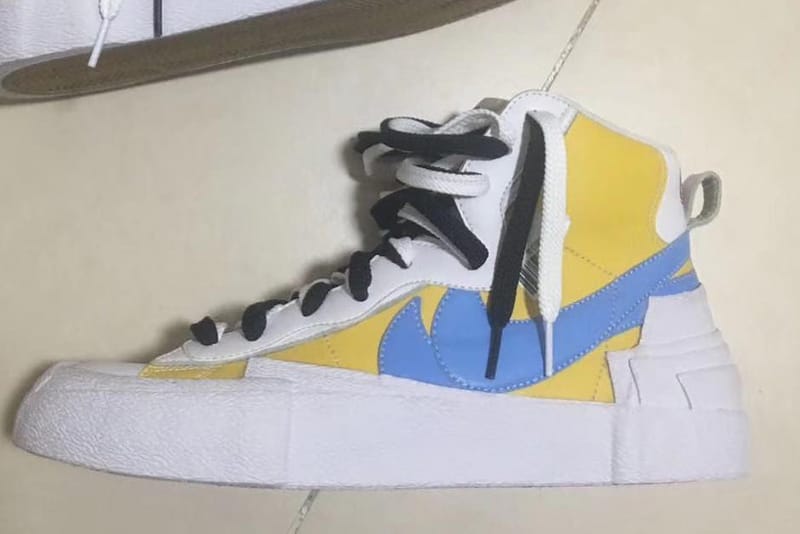 Premier aperçu d'un tout nouveau coloris de la sacai x Nike "Blazer with the Dunk"