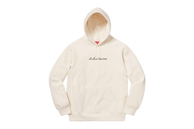 Ce Hoodie Du Deuxième Drop Printemps/Été De Supreme Est Inspiré D'Une Publicité Française De 1931