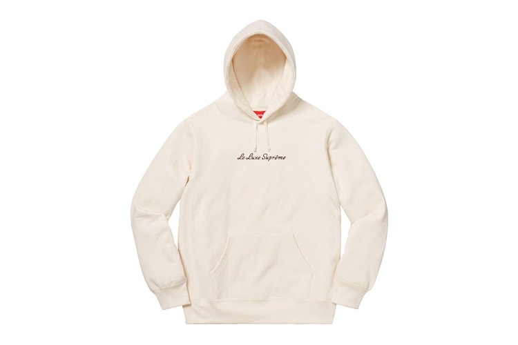 Ce Hoodie Du Deuxième Drop Printemps/Été De Supreme Est Inspiré D'Une Publicité Française De 1931