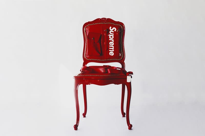 Supreme x Louis Vuitton : Un Label Parisien Imagine Une Chaise En Hommage | HYPEBEAST