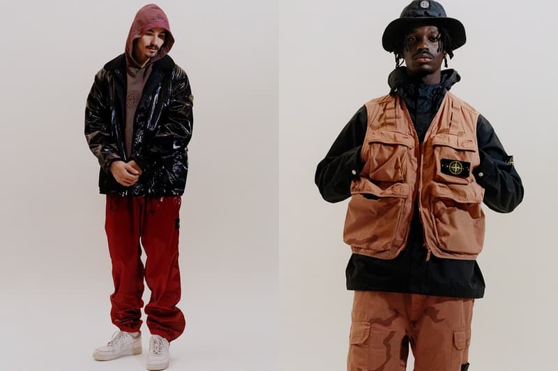 Photo De La Collaboration Supreme x Stone Island