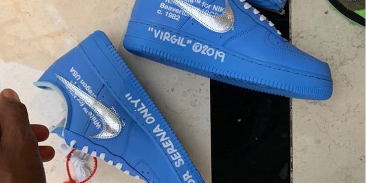 off white air force 1 white and blue