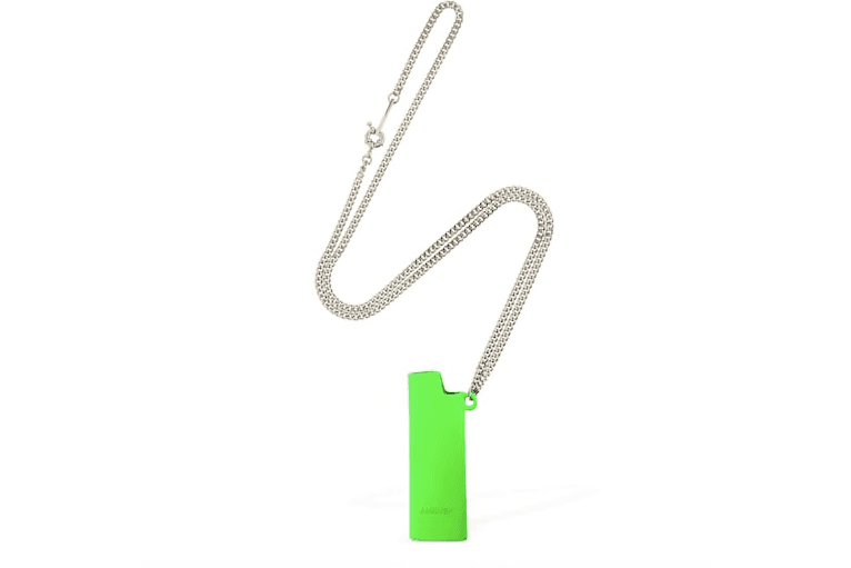 AMBUSH met en vente une chaine avec en guise de pendentif un boitier pour briquet